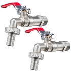 Torneira De Metal Para Jardim Quintal Tanque Com Bico 1/2" |